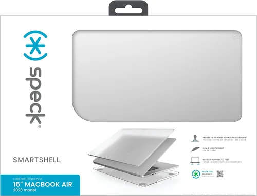 Vista 7 de Speck Smartshell - Funda para MacBook Air de 15 pulgadas (2023), protección contra arañazos, funda delgada para MacBook, prevención