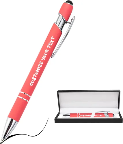 Vista 153 de AIFLM Bolígrafos personalizados con nombre a granel hasta 500 unidades de bolígrafos grabados gratis con tu nombre y texto para negocios