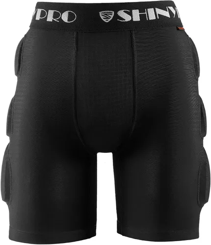 Vista 8 de Pantalones cortos acolchados de protección para snowboard y patinaje CE Nivel 2 Protección resistente para glúteos y coxis