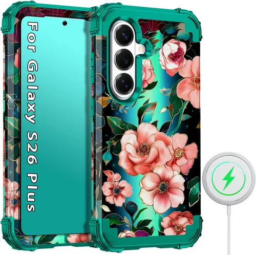 Vista 11 de Hekodonk Funda para Galaxy A17 5G, tres capas de protección resistente a prueba de golpes, plástico duro+silicona suave, funda protectora de cuerpo