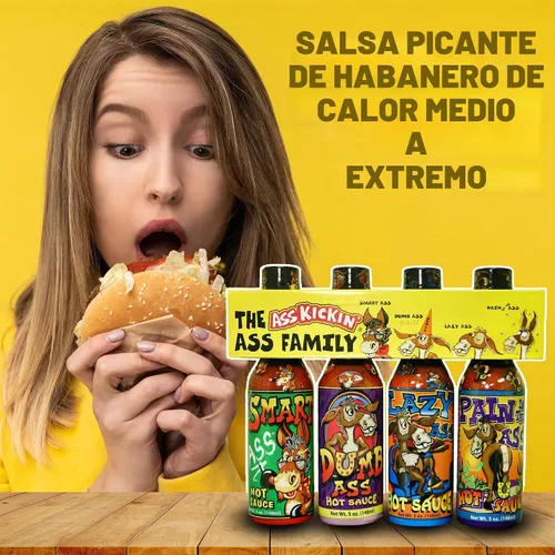 Vista 4 de ASS KICKIN' - Set familiar de salsa picante