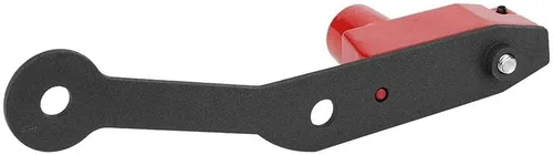Vista 8 de Aramox Soporte antirrobo para casco, aleación de aluminio, rojo, cerradura de llave, Yamaha MT-07 FZ-07 FJ-07