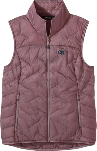 Vista 3 de Outdoor Research Chaleco ligero SuperStrand para mujer, chaleco resistente al viento y con aislamiento