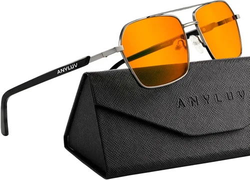 Vista 25 de ANYLUV Blue Light Glasses Men/Women, Blue Light Blocking Glasses, Computer Screen Blocker Eyes Protection Glasses