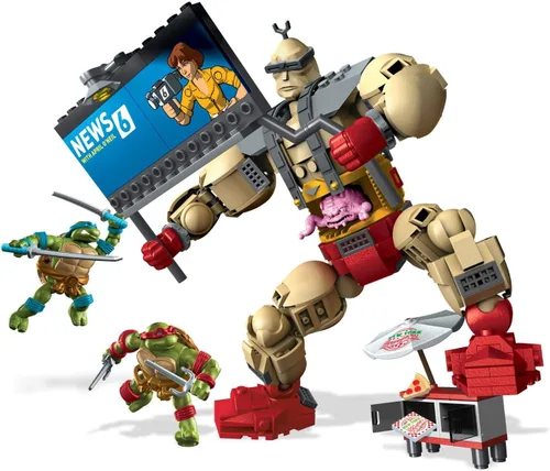 Vista 8 de Mega Bloks coleccionistas de Tortugas ninja mutantes adolescentes, la destrucción de Krang