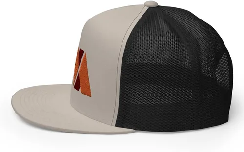 Vista 6 de RIVEMUG TVA Flat Bill Trucker Hat High Crown Ajustable Loki TVA Merch
