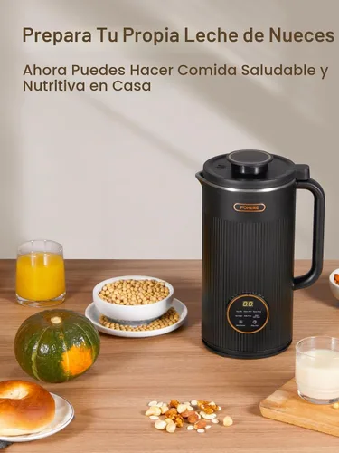 Vista 8 de FOHERE Máquina para Hacer Leche de Nuez, 6 en 1 Fabricante de Leche de Soja de 35oz para Leche de Almendra Casera, Avena, Soja, Comida para Bebés