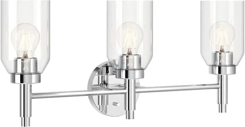 Vista 15 de Kichler Madden - Lámpara de pared para baño, 1 luz, bronce champán