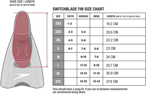 Vista 7 de Speedo Aleta de Entrenamiento de Natación Switchblade para Adultos Unisex
