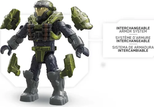 Vista 2 de Mattel Mega Construx Probuilders Halo Spartan Armorst Personalizador Pack