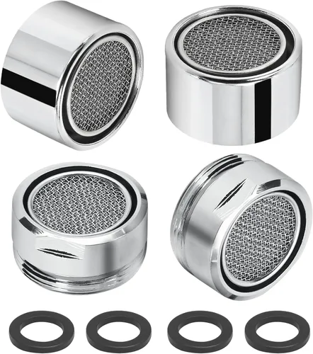 Vista 8 de Litoexpe Aireador de grifo de 15/16 pulgadas, 4 piezas, piezas de repuesto para aireador de fregadero de cocina, filtro de grifo de rosca hembra