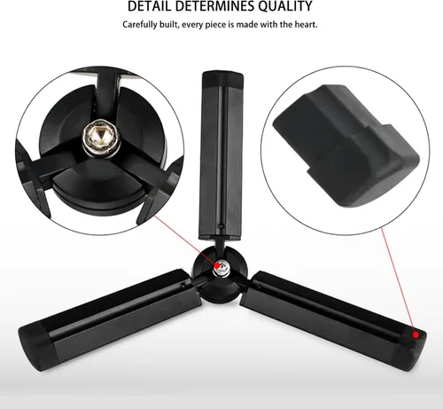 Vista 4 de Soporte de trípode para cámara con control remoto y soporte para teléfono para cámaras Nikon, teléfonos celulares, proyector, cámara web, visores