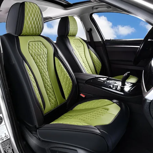 Vista 39 de Coverado Fundas de asiento de automóvil, fundas de asiento delantero, funda de asiento de coche beige, fundas impermeables para asiento
