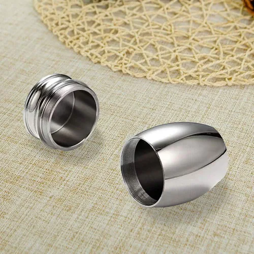 Vista 8 de Mini urnas para cenizas humanas - Pequeño tarro de cremación conmemorativo impermeable de acero inoxidable