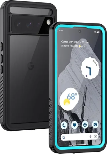 Vista 17 de Lanhiem Funda para Google Pixel 7, IP68 Impermeable a Prueba de Polvo con Protector de Pantalla Integrado, Funda Protectora de Teléfono de Cuerpo