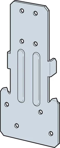 Vista 3 de Simpson Strong-Tie RSP4 RSP 4-1/2 in. Galvanized Reversible Stud-Plate Tie