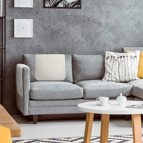 Vista 4 de Frienda 2 piezas de fundas para reposacabezas de sillón reclinable, protector de reposacabezas Sherpa para silla reclinable, sofá, no se desliza