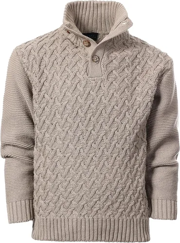Vista 8 de Gioberti Jersey De Cuello Mock Para Niños Y Adolescentes Azul real