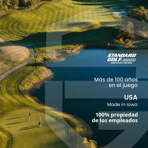 Vista 5 de Standard Golf Company Greenskeeper - Herramienta de reparación de marcas de pelotas – Restaura sin esfuerzo las divisiones en el verde con mango