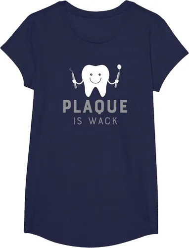 Vista 72 de Plaque is Wack Funny Dental Hygienist T-Shirt Asphalt Grey