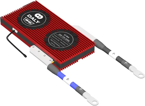 Vista 117 de DALY BMS 72V Li-ion 20S 30A Tablero de protección con cable de equilibrio de puerto común para panel solar autoconstruido, sistema de suministro