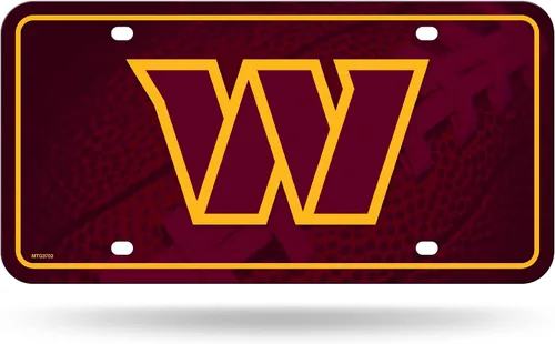 Vista 7 de Rico Industries Placa de matrícula de metal unisex para adultos de la NFL