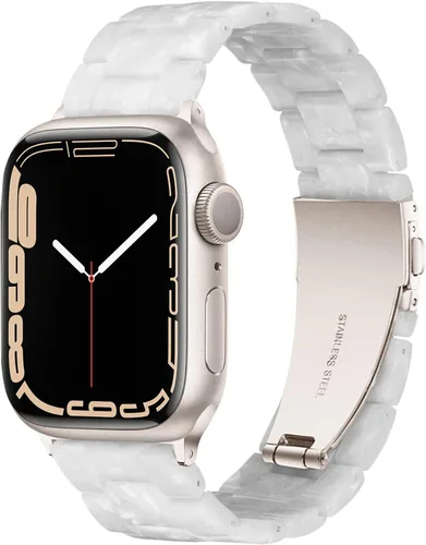 Vista 33 de Bandas para Apple Watch Light House - Correas de resina ligera de moda para iWatch para mujeres y hombres 38mm/40mm/41mm/42mm (Series 11 10)