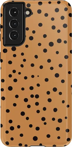 Vista 62 de Casely Funda para Galaxy S21 Here Comes The Sun Colorblock Sunset Diseño protector delgado esencial de doble capa Aquí viene el sol