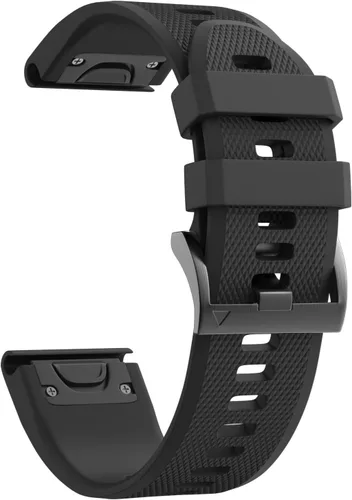 Vista 9 de NotoCity - Correa compatible para reloj Fenix 5X, de 26 mm de ancho, correa de silicona suave para Fenix 8 Pizarra