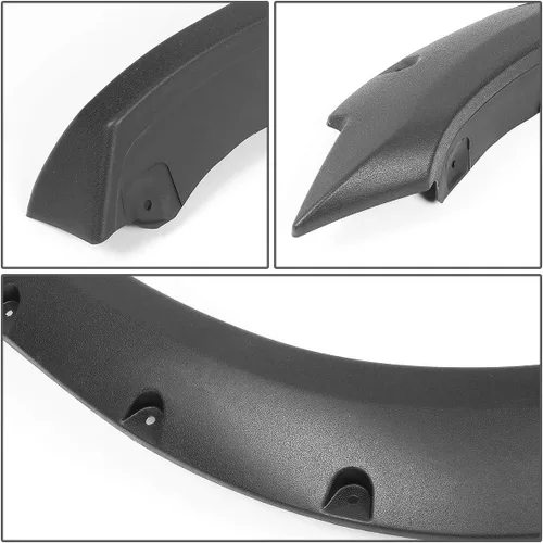 Vista 3 de Auto Dynasty Kit de 4 Piezas Cubiertas de Guardabarros Compatible con Dodge Ram Truck 2500 3500 2020-2018, Estilo Remachado de Bolsillo Pintable