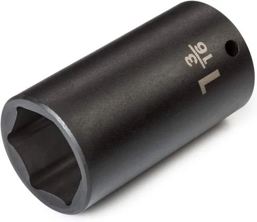 Vista 17 de TEKTON SID23025 Dado de impacto profundo de 6 puntos de 1 pulgada impulsor de 1/2 pulgada