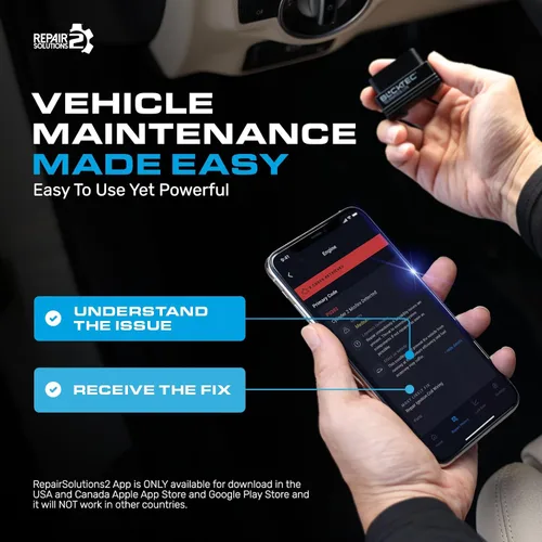 Vista 2 de BLCKTEC 410 Escáner Bluetooth OBD2 para iPhone y Android, sin cuota de suscripción, lector de código de coche OBDII, diagnostica la luz