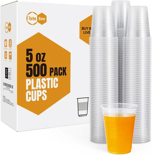Vista 10 de Vasos de plástico desechables de 3 onzas, paquete de 500 unidades, vasos pequeños para enjuague bucal, vasos de muestra a granel para el hogar