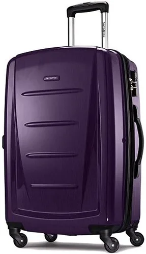Vista 12 de Samsonite Winfield 2 Equipaje rígido con ruedas giratorias, Carbón vegetal, Grande de 28 pulgadas, a cuadros