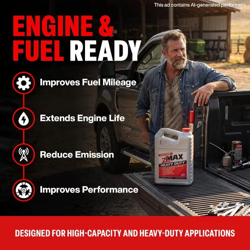 Vista 3 de zMAX 55-128 - Fórmula multiusos de servicio pesado para sistemas de motor y combustible - Fácil de usar - Reduce la acumulación de carbono - Lubrica