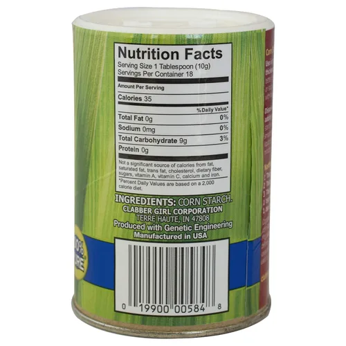 Vista 3 de Clabber Girl Almidón de maíz sin gluten, 6.5 onzas