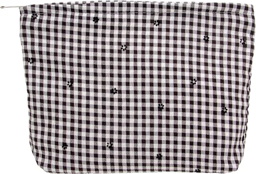 Vista 84 de Pazimiik Bolsa de maquillaje floral, grande, de algodón, con cremallera para bolsa de viaje, organizador de maquillaje de lona para mujeres