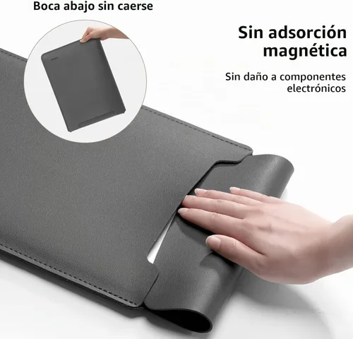 Vista 5 de Funda para laptop compatible con MacBook 12 A1534/Air 11 13 M1 A2337/Pro 13 A2338, 11.6-12.3 Acer Chromebook/HP Stream/ASUS/Surface Pro Gris