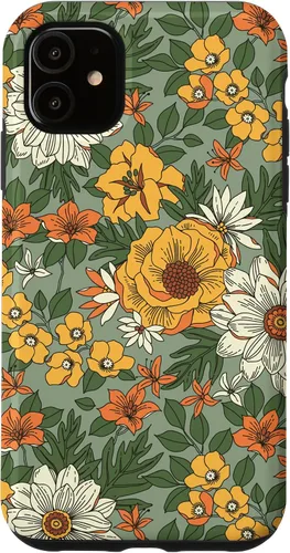 Vista 8 de Yellow Wildflower Summer Flowers Botanical Graphic Floral Case for iPhone 16