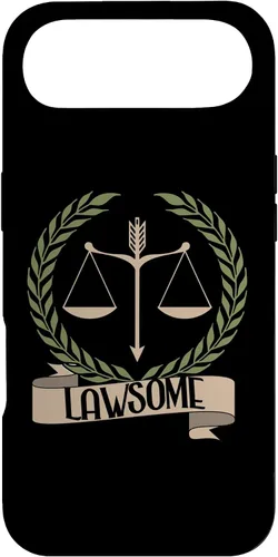 Vista 27 de Lawsome Scales Of Justice Lawyer Law Student Case for iPhone 16
