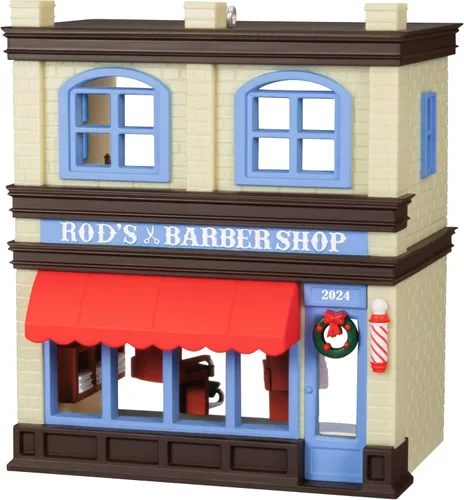 Vista 9 de Hallmark Keepsake Adorno de Navidad, Nostálgico Casas y Tiendas Recuerdo Korners Firehouse