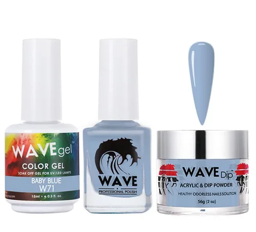 Vista 62 de WAVEGEL - Juego de gel de remojo, laca de uñas y polvo acrílico a juego - Colección Simplicity - #P109 Blizzard