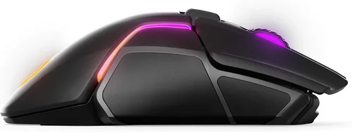Vista 8 de SteelSeries Rival 650 Mouse Quantum Wireless para videojuegos, batería de carga rápida, 12,000 Cpi Truemove3 + sensor óptico dual, baja distancia