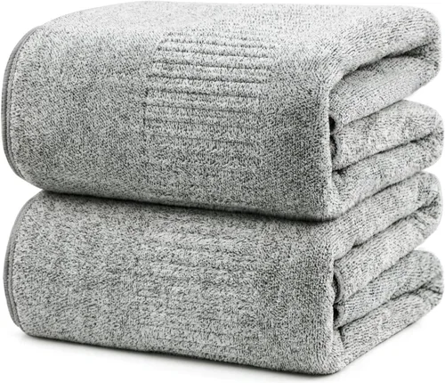 Vista 14 de SEISSO Toallas de baño, extra absorbentes y de secado rápido, toallas de fibra ligera, toalla de baño grande y suave de primera calidad