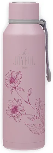 Vista 8 de Christian Art Gifts Botella de agua aislada de acero inoxidable de doble pared sellada al vacío para mujeres: Be Still & Know, Salmo 46:10