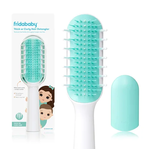 Vista 7 de Frida Baby Cepillo para desenredar el cabello fino o liso para niños