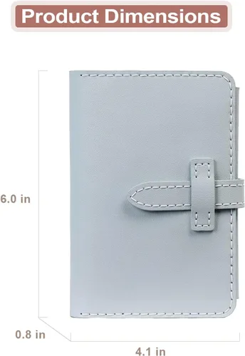 Vista 4 de POPSEWING Kit de fabricación de carteras para pasaporte, kit de cartera de cuero de vaca, cartera con clip para dinero para hombres, cartera
