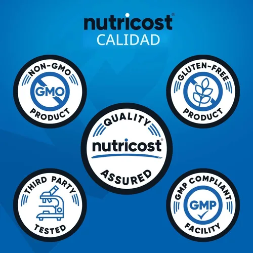Vista 3 de Nutricost Creatina + Energía 30 porciones (sabor a ponche de fruta) - 5,000 mg de monohidrato de creatina + 350 mg de complejo energético por porción