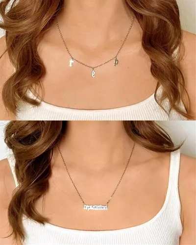 Vista 3 de Collar Ts Albums para Swiftie, Eras Lover Reputation Speak Now 1989 Folklore Fearless Collar para concierto, joyería inspirada en regalos