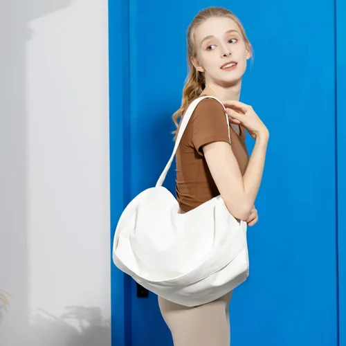 Vista 8 de Bolso de mano grande para mujer, estilo casual, con asa superior, bolso de hombro de cuero vegano, bolso bandolera para mujer